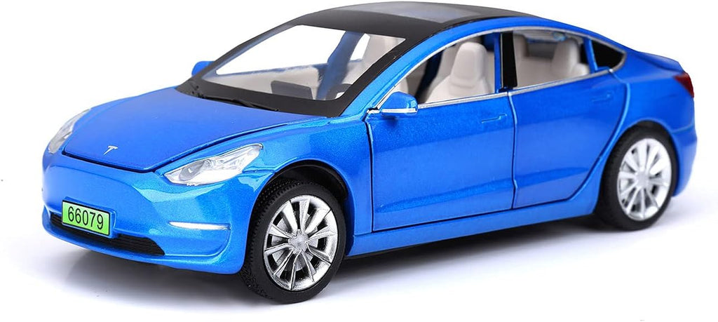 Toy Cars Model 3 Diecast Metal Cars Pull Back Car for Boys Toys Age 3 - 8 Years Old (Blue)