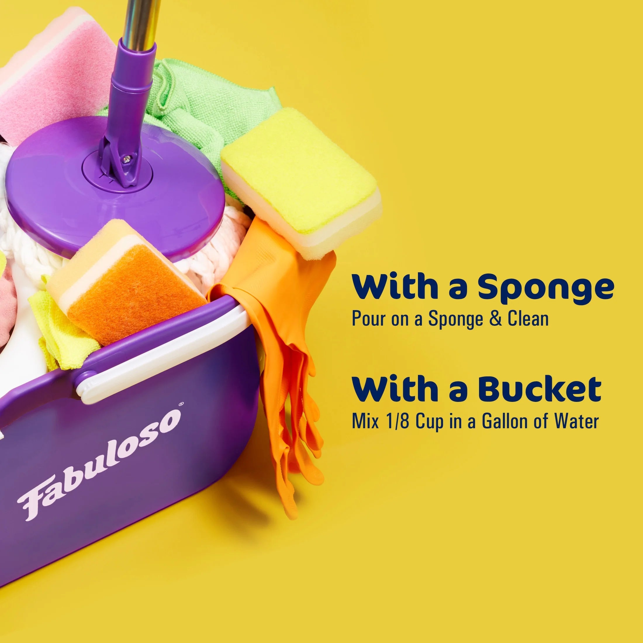 Multi-Purpose Cleaner, 2X Concentrated Formula, Citrus & Fruits with Baking Soda, 56 Oz