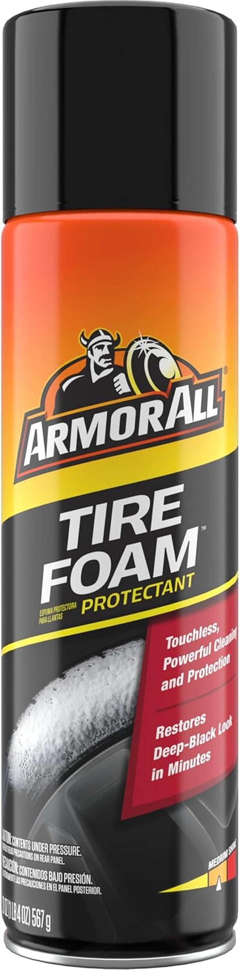 Tire Foam, Tire Cleaner Spray for Cars, Trucks, Motorcycles, 20 Oz Each, 1.25 Pound (Pack of 1)