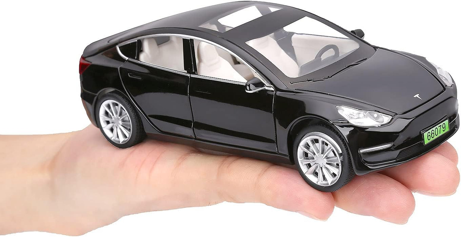 Toy Cars Model 3 Diecast Metal Cars Pull Back Car for Boys Toys Age 3 - 8 Years Old (Black) …
