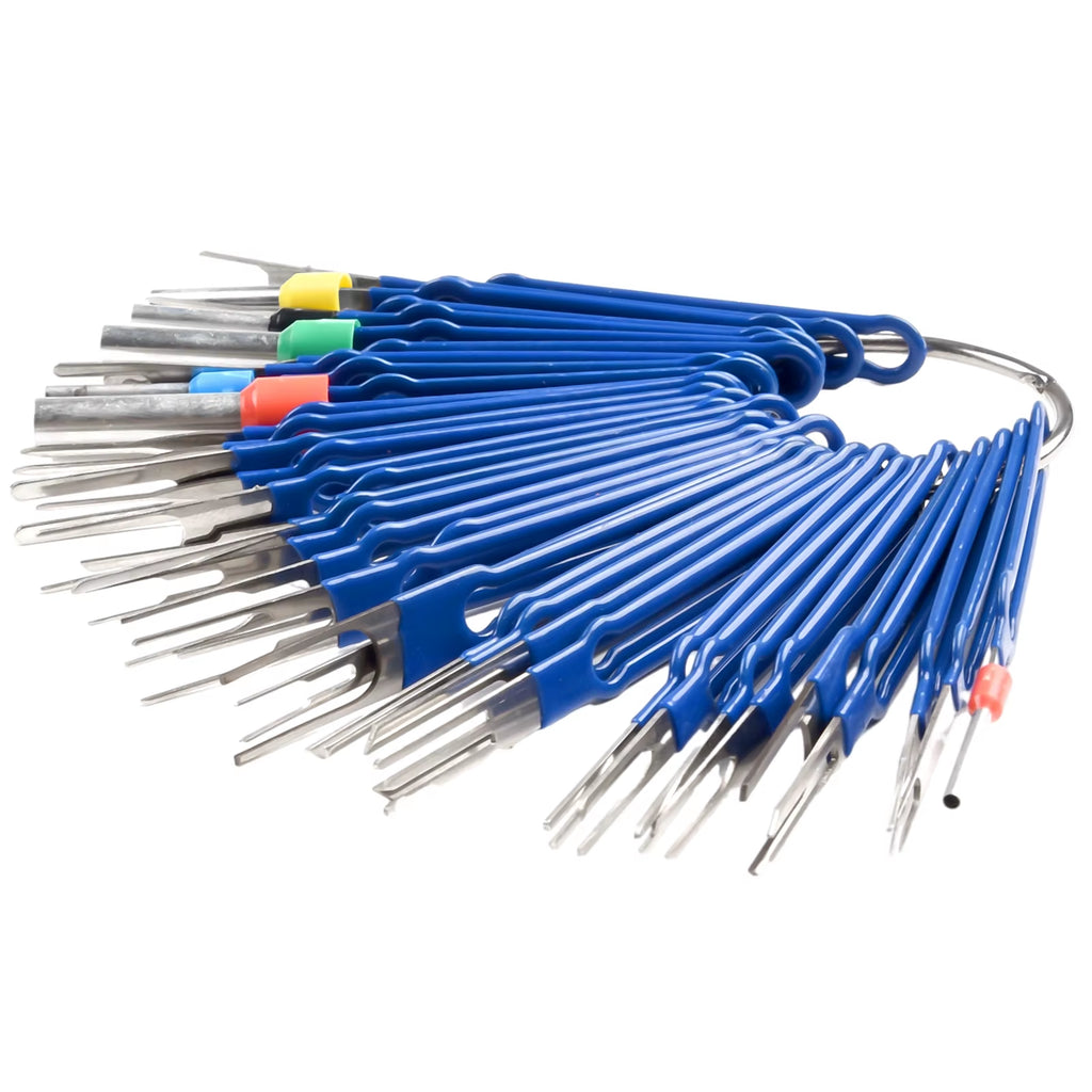 36Pcs Terminal Removal Tool Kit Depinning Tool Electrical Connector Pin Removal Car Optional Wire Terminal Removal Tools