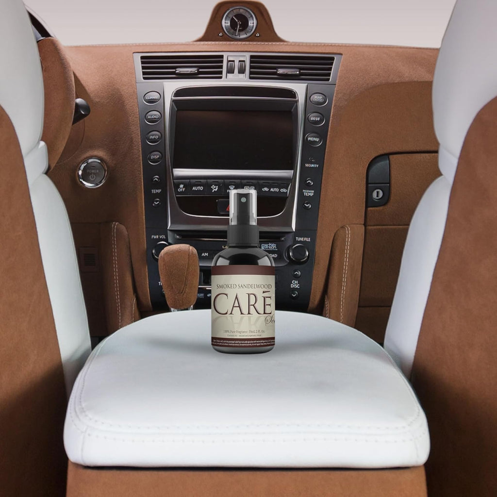 Scents Luxury Car Freshener, Long-Lasting Car Scent Spray, 2-Pack Car Scents Air Freshener, Car Fragrance to Freshen up Car, Smoked Sandalwood, 4 Fl Oz