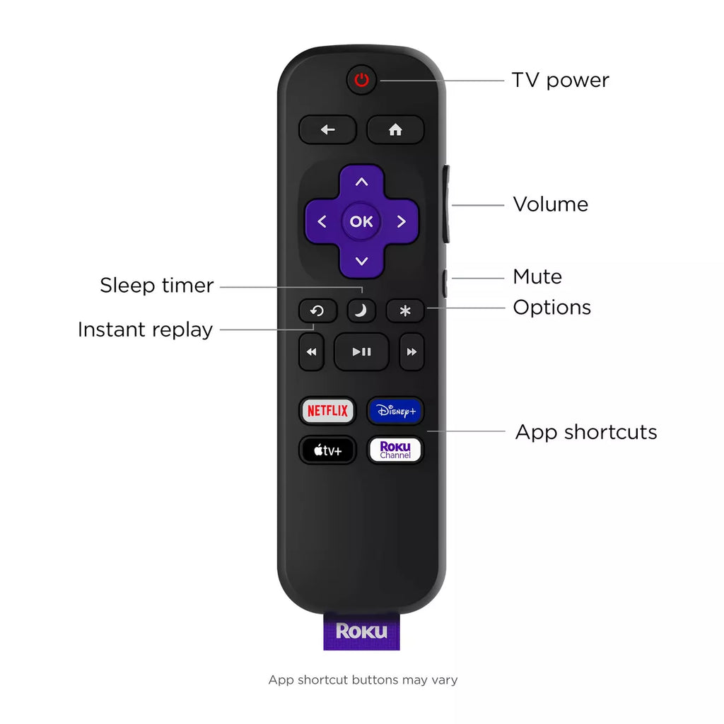 Roku 32" Select Series 720P HD Smart Roku TV with Roku TV Remote