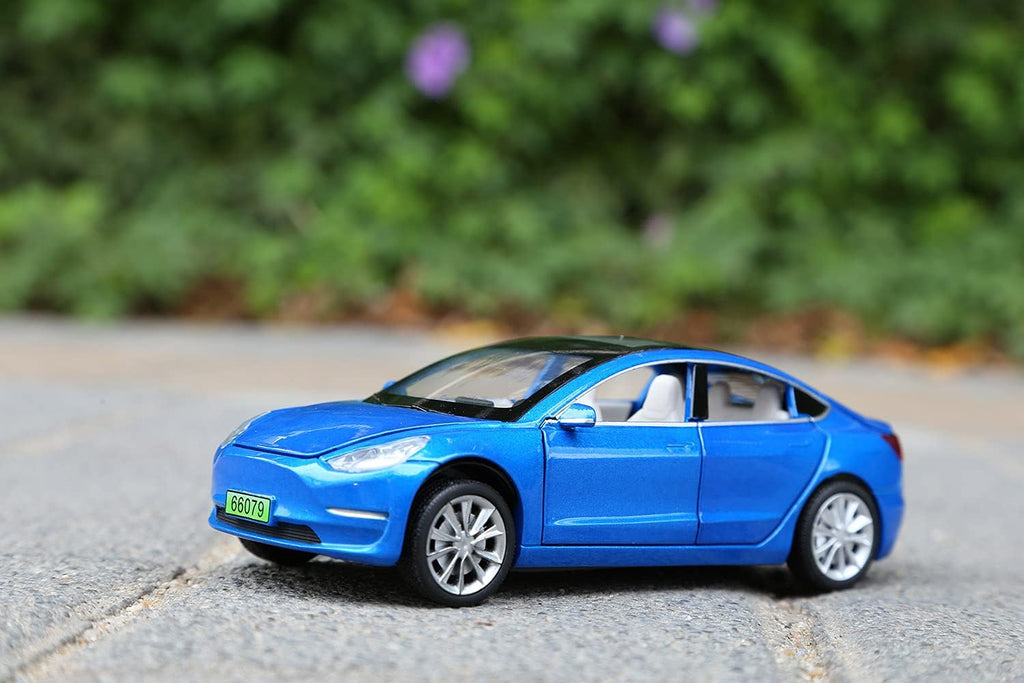 Toy Cars Model 3 Diecast Metal Cars Pull Back Car for Boys Toys Age 3 - 8 Years Old (Blue)