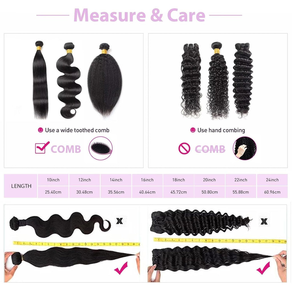 22-Inch Deep Wave Brazilian Virgin Human Hair Bundle - 100% Unprocessed 12A Quality Wet and Wavy Double Weft Curly Hair