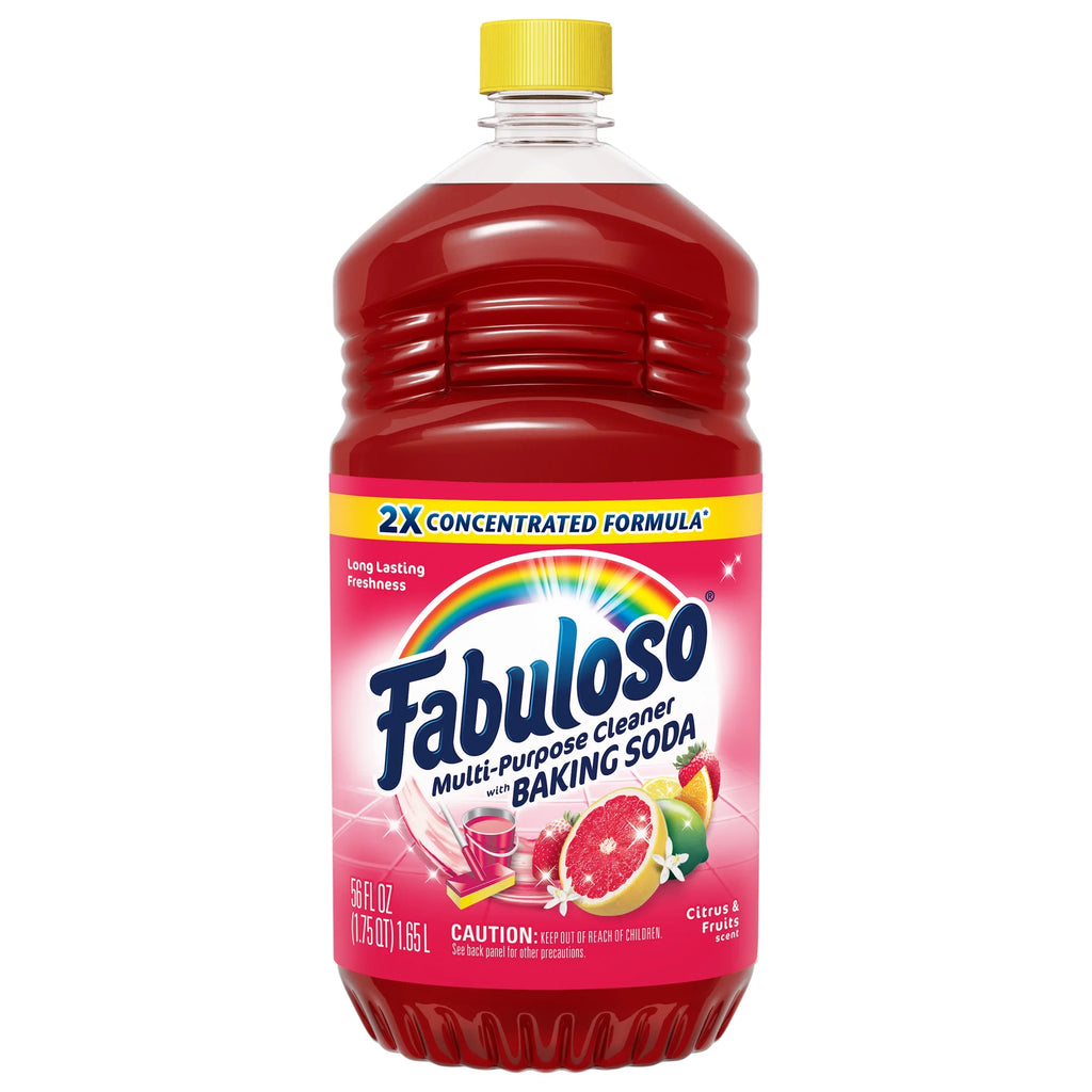Multi-Purpose Cleaner, 2X Concentrated Formula, Citrus & Fruits with Baking Soda, 56 Oz