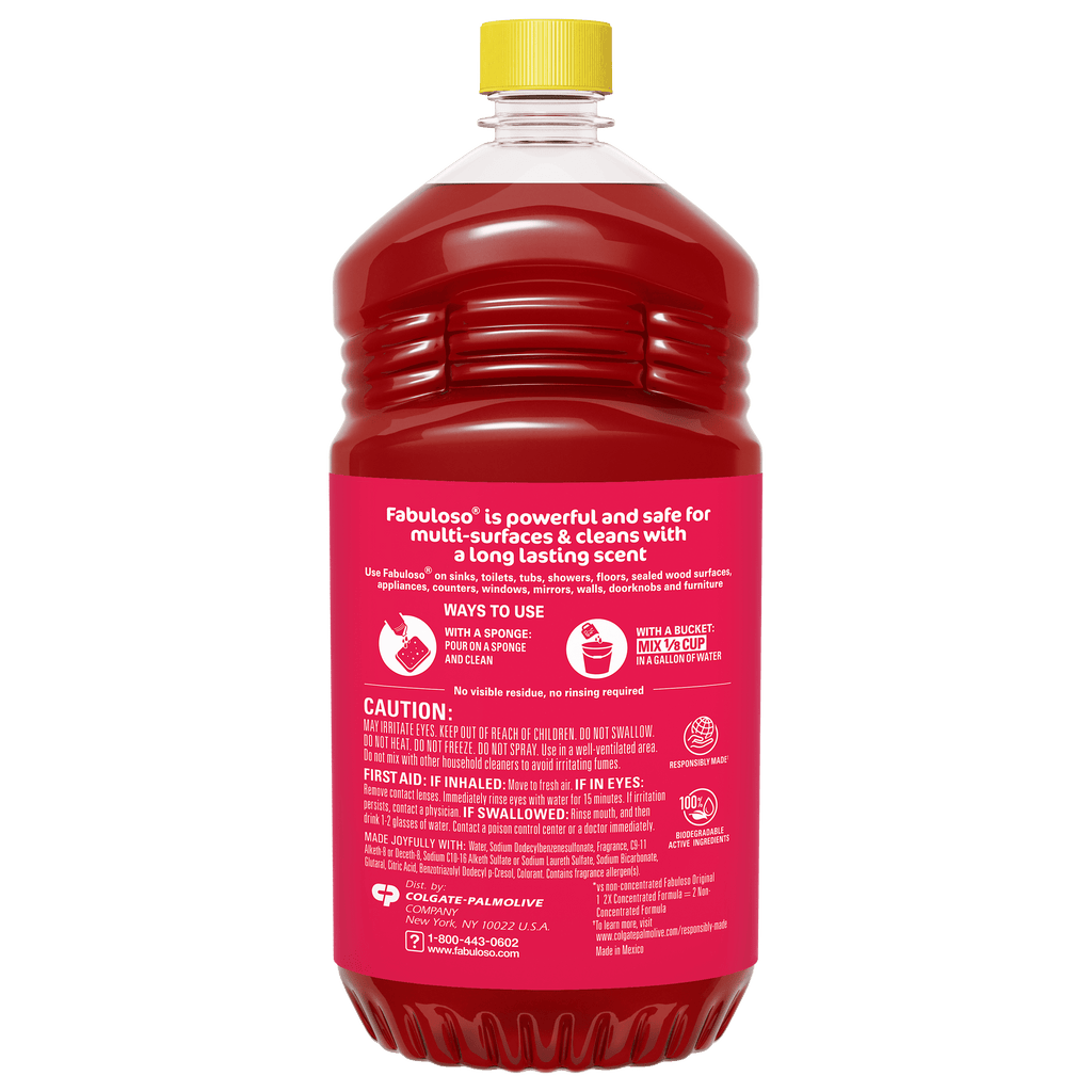 Multi-Purpose Cleaner, 2X Concentrated Formula, Citrus & Fruits with Baking Soda, 56 Oz